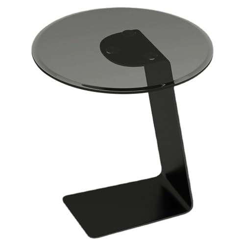 Moderner Mitteltisch Kleiner Beistelltisch mit Sofa, kleiner runder Tisch aus leichtem Luxus-Glas, kleiner Couchtisch im Wohnzimmer Kaffee Beistelltisch Moderner Mitteltisch Kleiner Beistelltisch mit Sofa, kleiner runder Tisch aus leichtem Luxus-Glas, kleiner Couchtisch im Wohnzimmer Kaffee Beistelltisch von SFANIIX