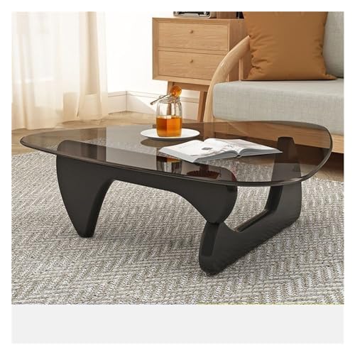Moderner Mitteltisch Kreative Tee Glas Couchtisch Kleine Wohnung Wohnzimmer Home Modern Einfache Massivholz Transparent Kleine Teetisch Kaffee Beistelltisch(A) von SFANIIX