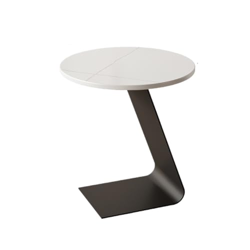 Moderner Mitteltisch Wohnzimmer Sofa Kleine Seite Tisch Rock Platte Balkon Kaffee Runde Nachttisch Kaffee-Beistelltisch von SFANIIX