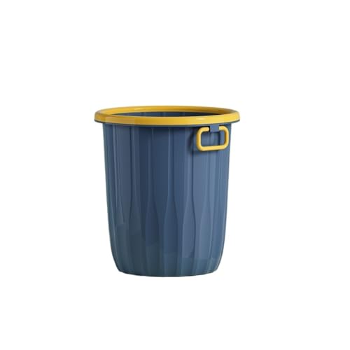 SFANIIX Badezimmer-Abfalleimer Haushalt Einfacher Mülleimer Wohnzimmer Ohne Deckel Großer Plastikpapierkorb Schlafzimmer Küche Badezimmer Küchen-Mülleimer von SFANIIX