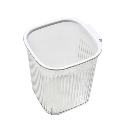SFANIIX Badezimmer-Abfalleimer Haushalt Transparent Gestreift Verdickt Schlafzimmer Wohnzimmer Badezimmer Universal Mülleimer Küchen-Mülleimer von SFANIIX