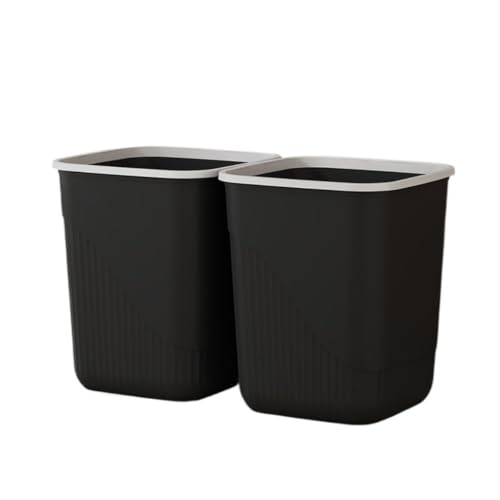 SFANIIX Badezimmer-Abfalleimer Mülleimer Haushalt Große Kapazität Wohnzimmer Küche Schlafzimmer Badezimmer Toilette Büro Verdickter Ring Papierkorb Küchen-Mülleimer von SFANIIX