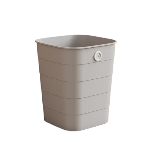 SFANIIX Badezimmer-Abfalleimer Mülleimer Haushalt Küche Wohnzimmer Schlafzimmer Einfacher Aufbewahrungseimer Toilette Badezimmer Papierkorb Mit Großer Kapazität Küchen-Mülleimer von SFANIIX