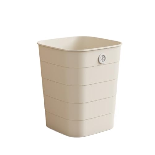 SFANIIX Badezimmer-Abfalleimer Mülleimer Haushalt Küche Wohnzimmer Schlafzimmer Einfacher Aufbewahrungseimer Toilette Badezimmer Papierkorb Mit Großer Kapazität Küchen-Mülleimer von SFANIIX