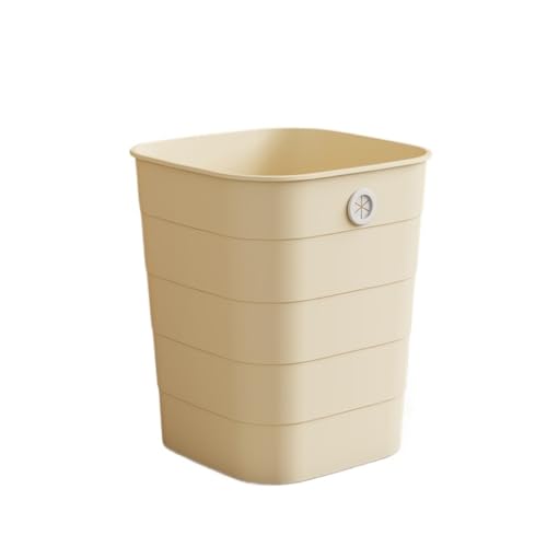 SFANIIX Badezimmer-Abfalleimer Mülleimer Haushalt Küche Wohnzimmer Schlafzimmer Einfacher Aufbewahrungseimer Toilette Badezimmer Papierkorb Mit Großer Kapazität Küchen-Mülleimer von SFANIIX