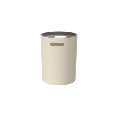 SFANIIX Badezimmer-Abfalleimer Mülleimer Haushalt Wohnzimmer Küche Badezimmer Aufbewahrung Eimer Papierkorb Desktop Große Kapazität Druckring Küchen-Mülleimer von SFANIIX