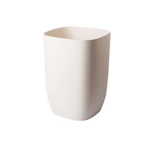 SFANIIX Badezimmer-Abfalleimer Mülleimer Haushalt Wohnzimmer Schlafzimmer Küche Badezimmer Unbedeckter Quadratischer Papierkorb Rohr Küchen-Mülleimer von SFANIIX