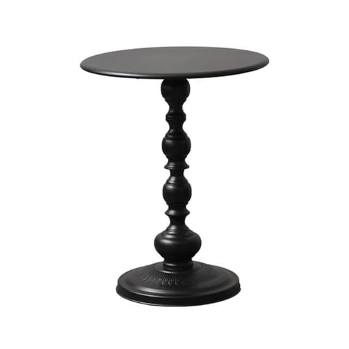 SFANIIX Beistelltisch für Sofa, Wohnzimmer, Retro-Stil, aus der Mitte des Jahrhunderts, kleiner runder Tisch aus Eisen, einfach und modisch, für Balkon, Sofa-Beistelltisch von SFANIIX