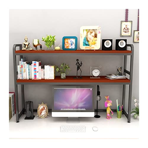 SFANIIX Bücherregale, Schreibtisch-Bücherregal, Holz und Metall, Bücherregal für Wohnzimmer, Büro, Bücherregal, Organizer SFANIIX Bücherregale, Schreibtisch-Bücherregal, Holz und Metall, Bücherregal für Wohnzimmer, Büro, Bücherregal, Organizer von SFANIIX