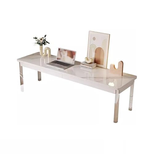 SFANIIX Büro für Zuhause, Büro, Schlafzimmer, Acryl, Schiefer, Computer-Schreibtisch, Studentenschreibtisch, Arbeitstisch, einfach und modern (140 x 60 x 75 cm) von SFANIIX