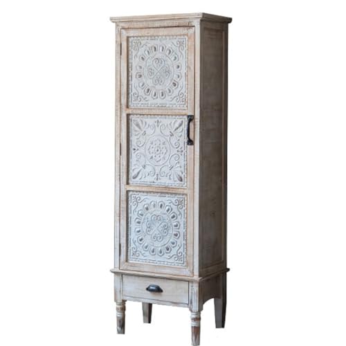 SFANIIX Buffetschrank Massivholz Aufbewahrungsschränke Eingangshalle Schränke Retro Geschnitzt Und Distressed Sideboards Wohnzimmer Wandschränke Sideboard mit Stauraum SFANIIX Buffetschrank Massivholz Aufbewahrungsschränke Eingangshalle Schränke Retro Geschnitzt Und Distressed Sideboards Wohnzimmer Wandschränke Sideboard mit Stauraum von SFANIIX
