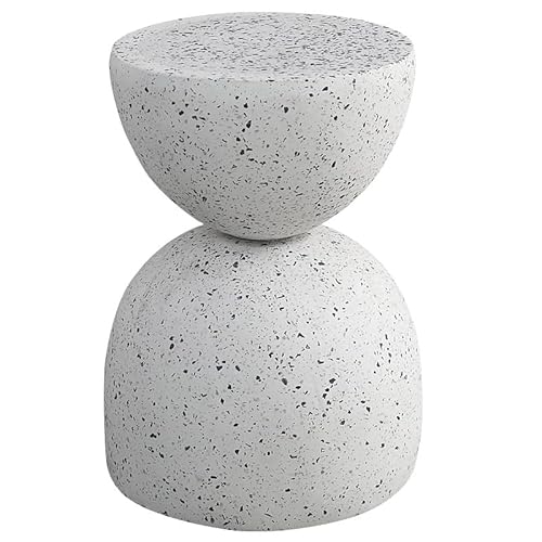 SFANIIX Fine Table Moderner Terrassentisch Ecktisch Coffee Shop Homestay Runder Tisch Wohnzimmer Sofa Couchtisch Ornamente Sofatisch von SFANIIX