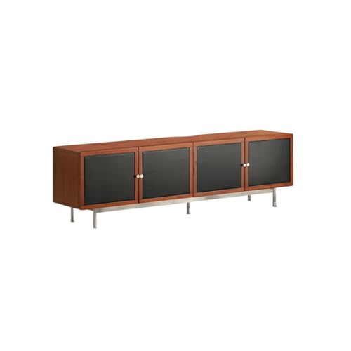 SFANIIX Moderne Medienkonsole 200CM Massivholz Rustikale Aufbewahrungsmöbel, Color-Block Wohnzimmer Konsoletisch Geeignet für Hotels, Hausgebrauch für Wohnzimmer Schlafzimmer von SFANIIX
