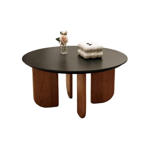 SFANIIX Moderner Mitteltisch 80x40cm Rock Platte Runden Tisch Kirsche Holz Wohnzimmer Zentrum Tee Balkon Freizeit Empfang Seite Lagerung Kaffee-Beistelltisch SFANIIX Moderner Mitteltisch 80x40cm Rock Platte Runden Tisch Kirsche Holz Wohnzimmer Zentrum Tee Balkon Freizeit Empfang Seite Lagerung Kaffee-Beistelltisch von SFANIIX