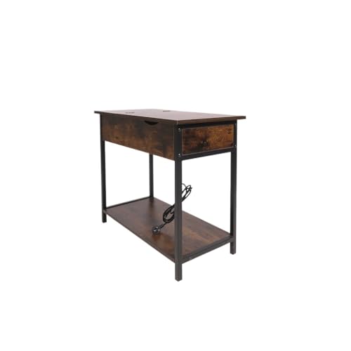 SFANIIX Moderner Mitteltisch Beistelltisch Ecktisch Wohnzimmer Mit Steckdosenleiste Kleiner Couchtisch Kaffee-Beistelltisch SFANIIX Moderner Mitteltisch Beistelltisch Ecktisch Wohnzimmer Mit Steckdosenleiste Kleiner Couchtisch Kaffee-Beistelltisch von SFANIIX