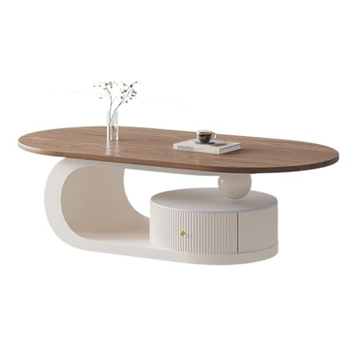 SFANIIX Moderner Mitteltisch Einfacher Teetisch Wohnzimmer Home Ovaler Moderner Wohnzimmertisch Kaffee-Beistelltisch SFANIIX Moderner Mitteltisch Einfacher Teetisch Wohnzimmer Home Ovaler Moderner Wohnzimmertisch Kaffee-Beistelltisch von SFANIIX