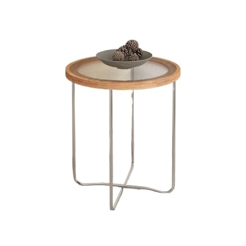 SFANIIX Moderner Mitteltisch Glas Kaffee Tisch Kleine Runde Schlafzimmer Hause Wohnzimmer Kaffee-Beistelltisch SFANIIX Moderner Mitteltisch Glas Kaffee Tisch Kleine Runde Schlafzimmer Hause Wohnzimmer Kaffee-Beistelltisch von SFANIIX