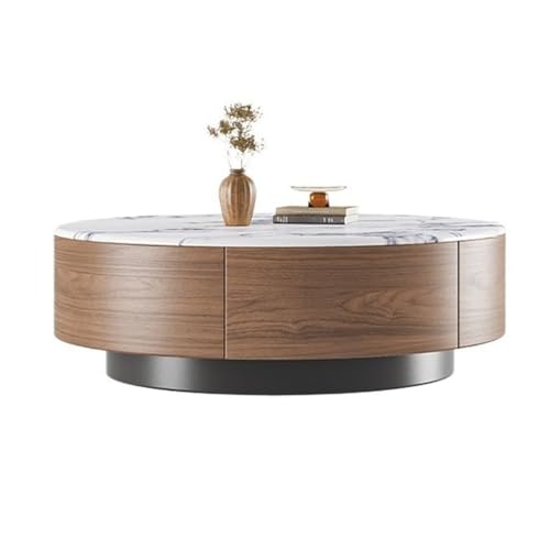 SFANIIX Moderner Mitteltisch Holz Einfacher Couchtisch Rund Wohnzimmer Home Modern Light Luxury Teetisch Kaffeebarschrank Kaffee-Beistelltisch SFANIIX Moderner Mitteltisch Holz Einfacher Couchtisch Rund Wohnzimmer Home Modern Light Luxury Teetisch Kaffeebarschrank Kaffee-Beistelltisch von SFANIIX
