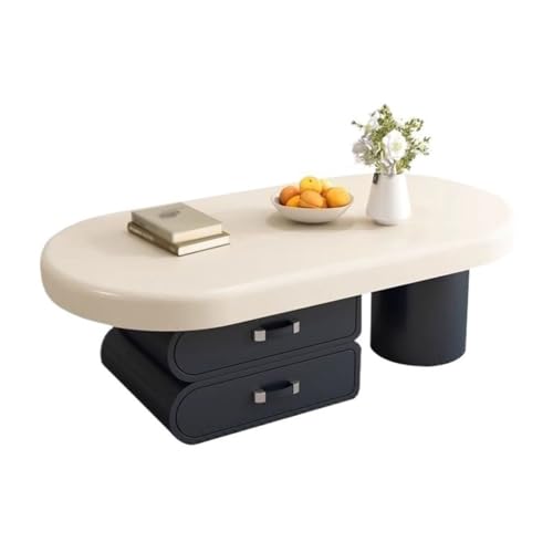 SFANIIX Moderner Mitteltisch Leichter Luxus-Teetisch for das Wohnzimmer, Zuhause, moderner ovaler Aufbewahrungstisch, einfacher Kleiner Teetisch Kaffee-Beistelltisch SFANIIX Moderner Mitteltisch Leichter Luxus-Teetisch for das Wohnzimmer, Zuhause, moderner ovaler Aufbewahrungstisch, einfacher Kleiner Teetisch Kaffee-Beistelltisch von SFANIIX