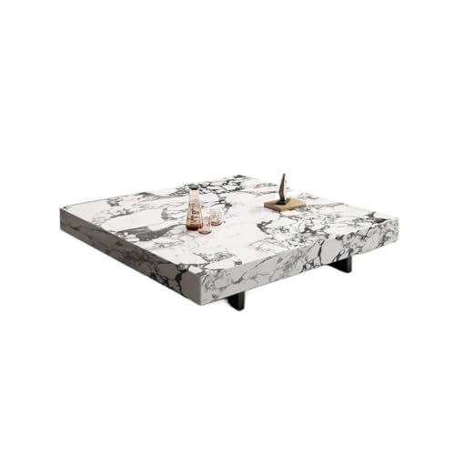 SFANIIX Moderner Mitteltisch Quadratischer Couchtisch, Hängender Wohn- Und Kleiner Wohnungs-einfacher Teetisch Kaffee-Beistelltisch SFANIIX Moderner Mitteltisch Quadratischer Couchtisch, Hängender Wohn- Und Kleiner Wohnungs-einfacher Teetisch Kaffee-Beistelltisch von SFANIIX