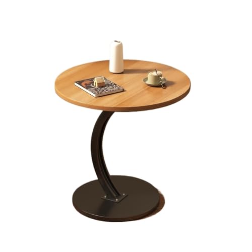 SFANIIX Moderner Mitteltisch Teetisch Kleiner Tisch Beweglicher Sofa-Beistelltisch Wohnzimmer Runder Nachttisch Rack Balkon Kaffee-Beistelltisch von SFANIIX