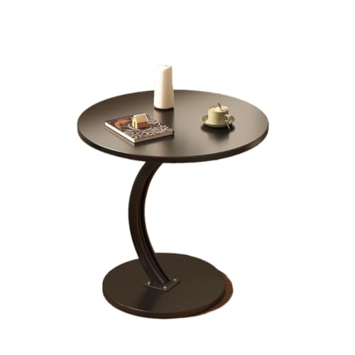 SFANIIX Moderner Mitteltisch Teetisch Kleiner Tisch Beweglicher Sofa-Beistelltisch Wohnzimmer Runder Nachttisch Rack Balkon Kaffee-Beistelltisch von SFANIIX