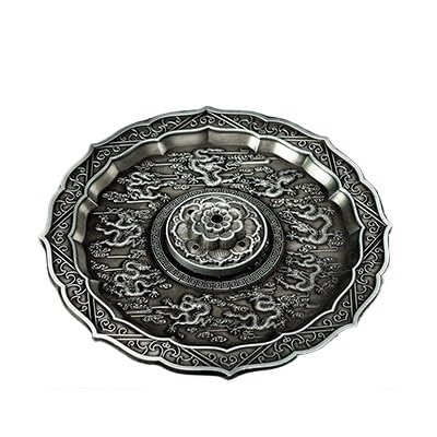 SFANIIX Räucherstäbchenhalter Drachen Retro Weihrauchbrenner 5 Löcher Räucherstäbchen Legierung Weihrauch Basis Dekoration Meditation Sandelholz Metall Weihrauchbrenner Weihrauchbrenner von SFANIIX