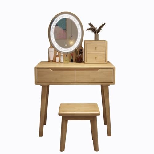 SFANIIX Schminktisch Massivholz Schminktisch Klein Schlafzimmer Schminktisch Leichter Luxus Schminktisch Aufbewahrungsschrank Schlafzimmer Schminktisch SFANIIX Schminktisch Massivholz Schminktisch Klein Schlafzimmer Schminktisch Leichter Luxus Schminktisch Aufbewahrungsschrank Schlafzimmer Schminktisch von SFANIIX