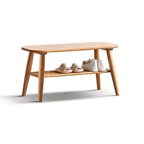 SFANIIX Schuhregal Schuhregal Schuhwechselhocker Nordische Tür Fußhocker Haushalt Bett Ende Hocker Eingangstür Einfacher Schuhhocker Wechselschuhe Bank (L) von SFANIIX