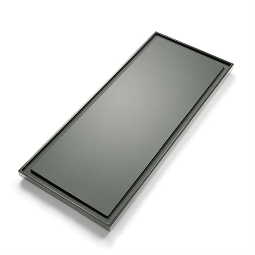 SFANIIX Teetablett Teetablett Grüner Stein Tianluo Teetablett aus Naturstein ganz Chinesisch Modern und einfach für zu Hause Serviertablett (60 * 40 * 3CM) von SFANIIX