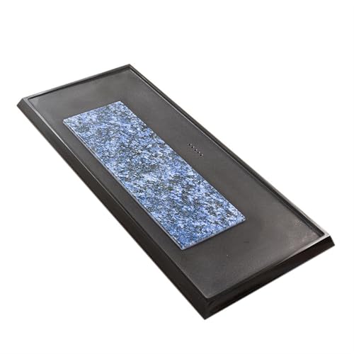 SFANIIX Teetablett Teetablett Natur-Ebonit Inlay Luxus Blauer Stein für das ganze Haus Teetisch Wohnzimmer Teeset Entwässerung Teetablett Tablett (80x35cm) von SFANIIX