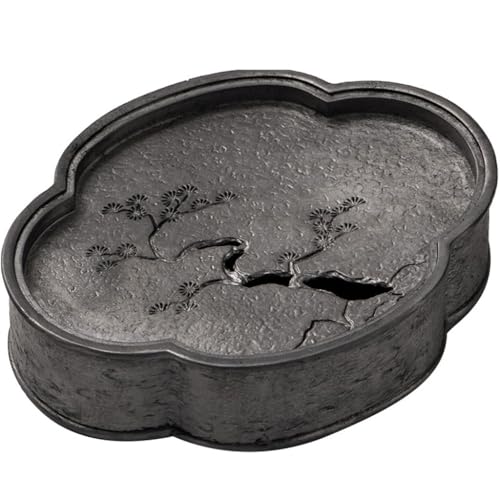 SFANIIX Teetablett Teetablett Trocken für die Wasserspeicherung im chinesischen Stil Teetablett Kleine Teetablett Trocken für Büro Retro Serviertablett SFANIIX Teetablett Teetablett Trocken für die Wasserspeicherung im chinesischen Stil Teetablett Kleine Teetablett Trocken für Büro Retro Serviertablett von SFANIIX