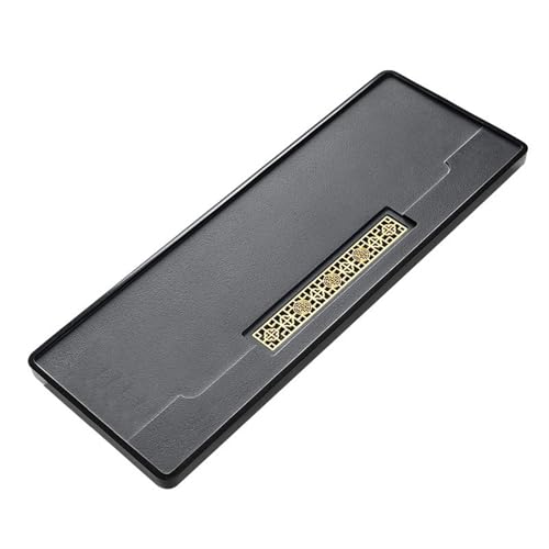 SFANIIX Teetablett Teetablett aus natürlichem Ebonit ganz Original aus Stein Home Office Chinesisches Teeset Einfach und modern für Kung Fu Tee Serviertablett (70 * 30 * 3cm) von SFANIIX