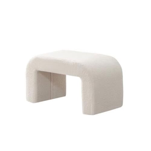 Schuhbank im Flur Nordic Home Schuhwechselhocker, Türöffnung Schuhputzhocker, Wohnzimmer Kleiner Hocker, Weiße Kleine Bank Schuhbank Wechselhocker Schuhbank im Flur Nordic Home Schuhwechselhocker, Türöffnung Schuhputzhocker, Wohnzimmer Kleiner Hocker, Weiße Kleine Bank Schuhbank Wechselhocker von SFANIIX