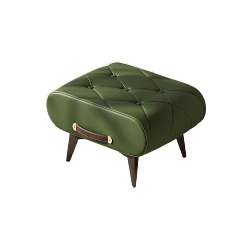 Schuhbank im Flur Schuhwechselhocker, Haustürschuh-Tragehocker, Leder Sofa Hocker im Kleiderraum, Massivholz Hocker Schuhbank Wechseln von SFANIIX