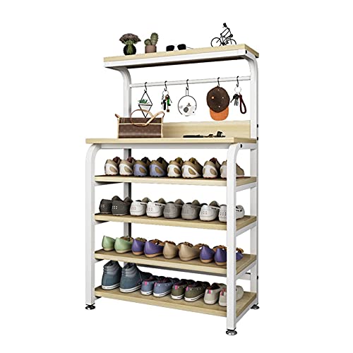 Schuhveranstalter Regal Layered Design Schuhregal Multifunktions-Display Rack Mantel Bücherregal Große Kapazität Lagerregal künstliche Platte Material Schuhregal Schuhregal für Eingang Schuhveranstalter Regal Layered Design Schuhregal Multifunktions-Display Rack Mantel Bücherregal Große Kapazität Lagerregal künstliche Platte Material Schuhregal Schuhregal für Eingang von SFANIIX