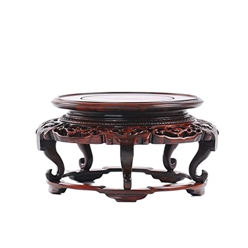 Sockel Bonsai Basis Weihrauchbrenner Vase Ornament Basis Holz Carving Dekorative Basis Wohnkultur Display Ständer Pflanzen Display Basis(M) von SFANIIX