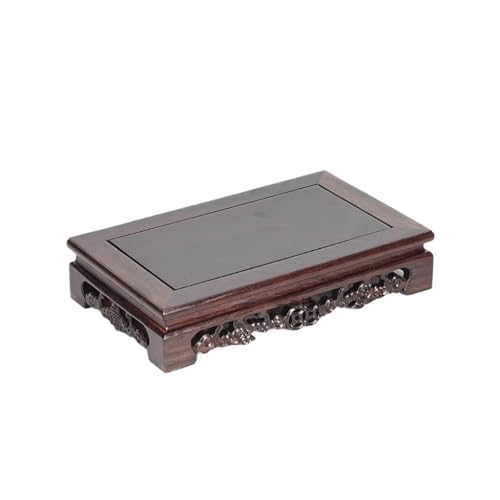 Sockel Halterung Basis Massivholz Handwerk Rechteckig Ornament Blumentopf Teekanne Buddha Statue Basis Pflanzen Display Basis von SFANIIX