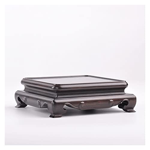 Sockel Holz Platz Teekanne Weihrauchbrenner Basis Dekoration Bonsai Bonsai Display Tisch Holz Tablett Pflanzen Display Basis(L) von SFANIIX