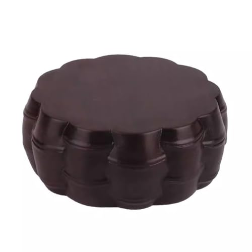 Sockel Lotus Basis Massivholz Runde Guanyin Basis Teekanne Buddha Statue Ornamente Halterung Eingang Ornamente Basis Pflanzen Display Basis(B,S) von SFANIIX