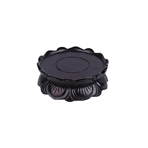 Sockel Massivholz Basis Lotus Buddha Statue Basis Kissen Hohe Blume Topfbügel Regal Topfpflanzen Display Ständer Pflanzen Display Basis(Xxl) von SFANIIX