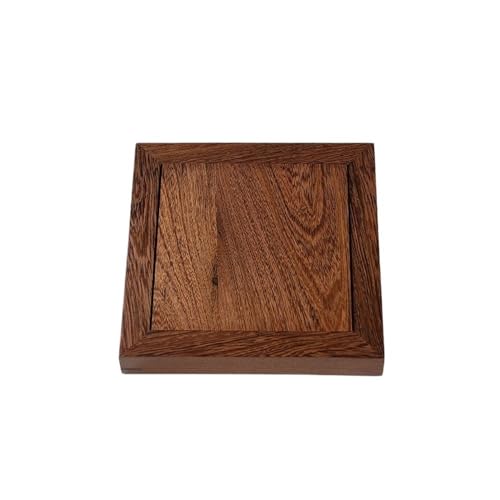 Sockel Massivholz Fuß Vase Blumentopf Aquarium Teekanne Ornamente Platz Halterung Pflanzen Display Basis(A) von SFANIIX