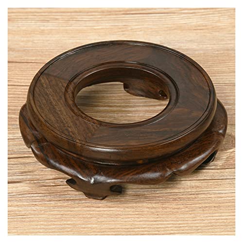Sockel Ornament Basis Handwerk Basis Bonsai Ornament Display Tisch Massivholz Halterung Dekoration Pflanzen Display Basis(L) von SFANIIX