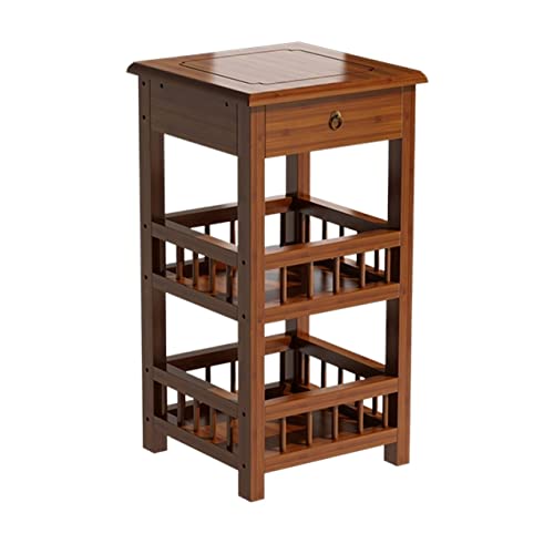 Sockel Pflanze Bonsai Pflanze Topf Ständer Pflanze Display Aufbewahrungsbox Regal Multi-Schicht Wohnzimmer Tisch für Innen Wohnzimmer Dekoration Pflanzen Display Basis(B) von SFANIIX