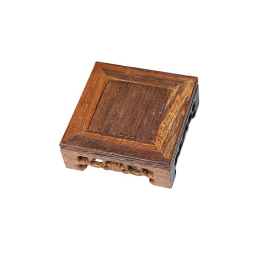 Sockel Platz Hohl Basis Handwerk Ornamente Blumentopf Basis Massivholz Pflanzen Display Basis von SFANIIX