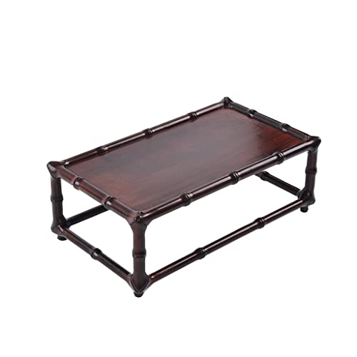 Sockel Rechteckige Holz Dekorative Basis Tee Set Ornamenttablett Steine Jade Bonsai Basis Vase Buddha Statue Dekorative Basis Pflanzen Display Basis(A,S) von SFANIIX
