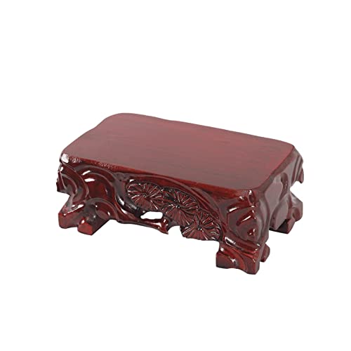 Sockel Topfpflanze Basis Rechteckig Geschnitzt Tablett Stein Pad Hohe Blume Bonsai Dekoration Display Ständer Pflanzen Display Basis(S) von SFANIIX