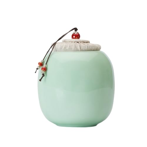 Stashpot Container Bulk Tee Lagerung Container Topf Haushalt Keramik Kleine Versiegelte Topf Retro Tee Set Einzigen Topf Leeren Topf Tee Lagerung Topf Vintage Vorratsdosen (C,M) von SFANIIX