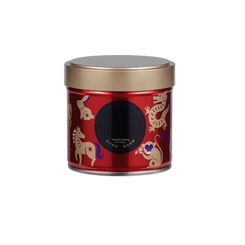 Stashpotbehälter Bulk Tee Lagerung Behälter Topf Kleine Runde Dose Leere Küche Lagerung Topf Retro Chinesischen Tee Set Einzigen Topf Vintage Vorratsgläser(B,M) von SFANIIX