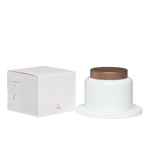 Stashpotcontainer Bulk Tee Lagerung Behälter Topf Keramik Versiegelte Topf Tee Lagerung Topf Retro Tee Set Einzigen Topf/Doppel Topf Geschenkbox Set Vintage Vorratsgläser(H,Single can) von SFANIIX
